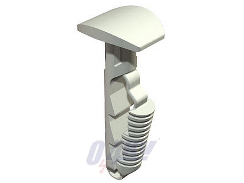 dübel gombafejjel 6x30mm, PA, szürkésfehér, 9002