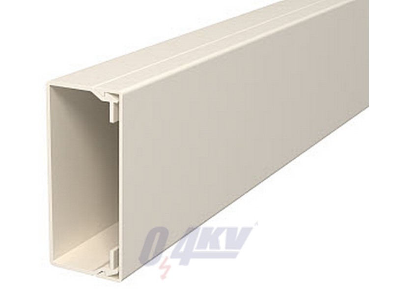 fali és mennyezeti csatorna fenékperforálással 40x90x2000, PVC, krémfehér, 9001