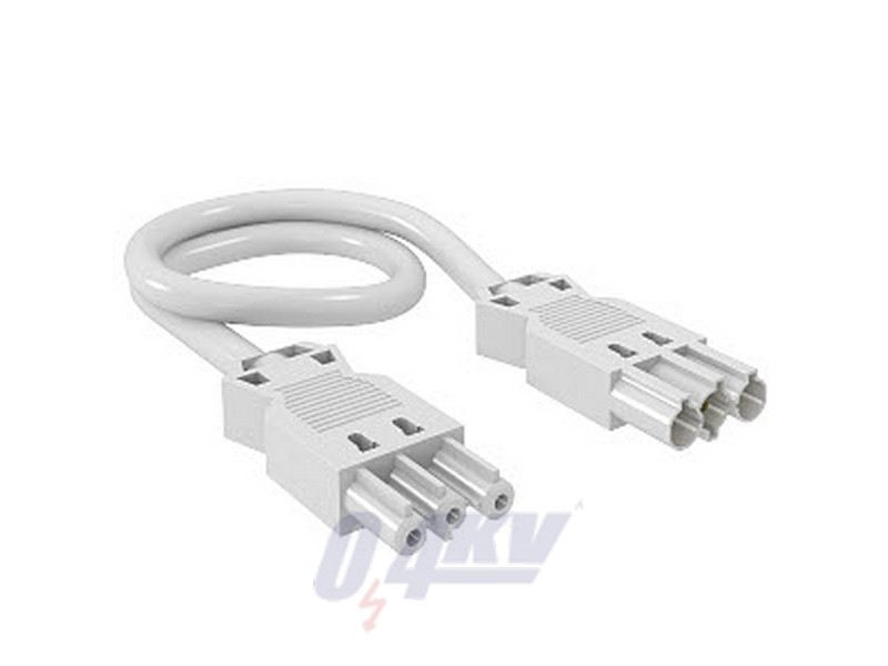hosszabbító vezeték 3x2,5 mm² keresztmetszet L3000mm, fehér