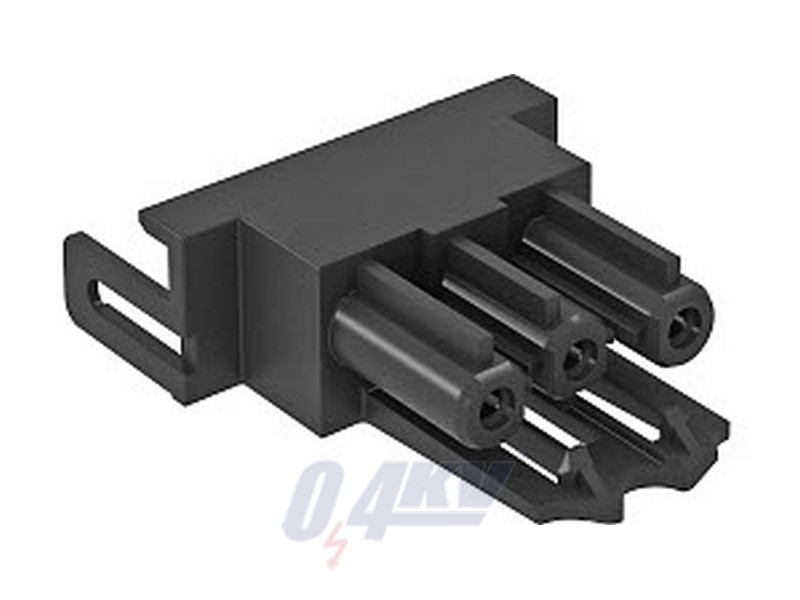 Hüvelyrész-adapter SKS/S dugaszolóaljzathoz, PA, fekete