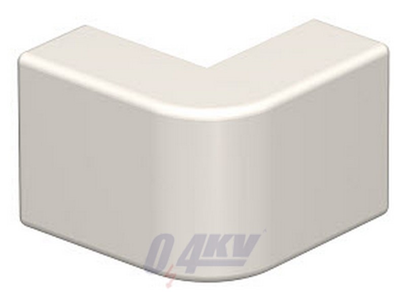 külső sarokfedél 10x20mm, PVC, krémfehér, 9001