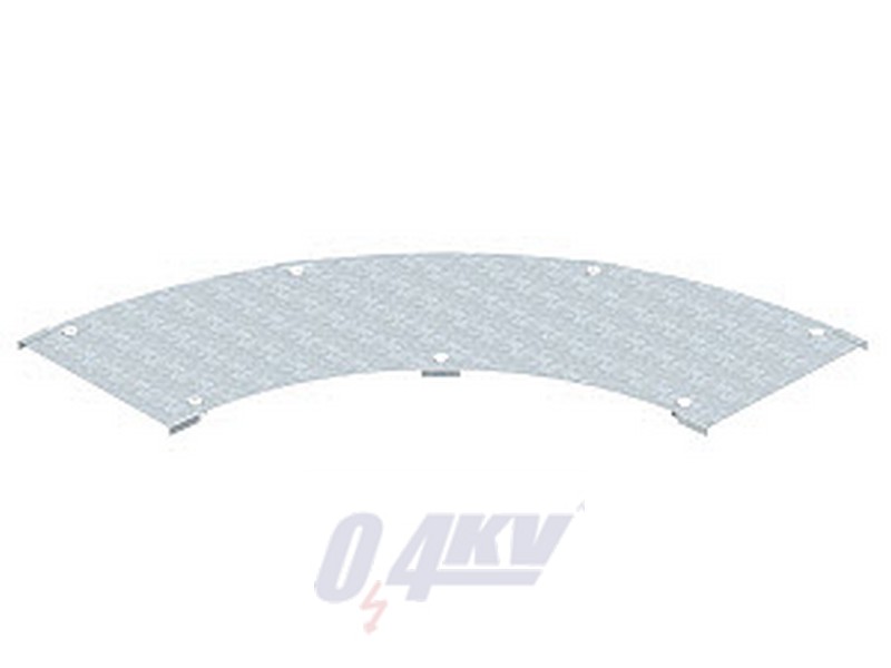 fedél 90°-os sarokidomhoz nagyfesz., 110 és 160 rendszer B300mm, St, FS