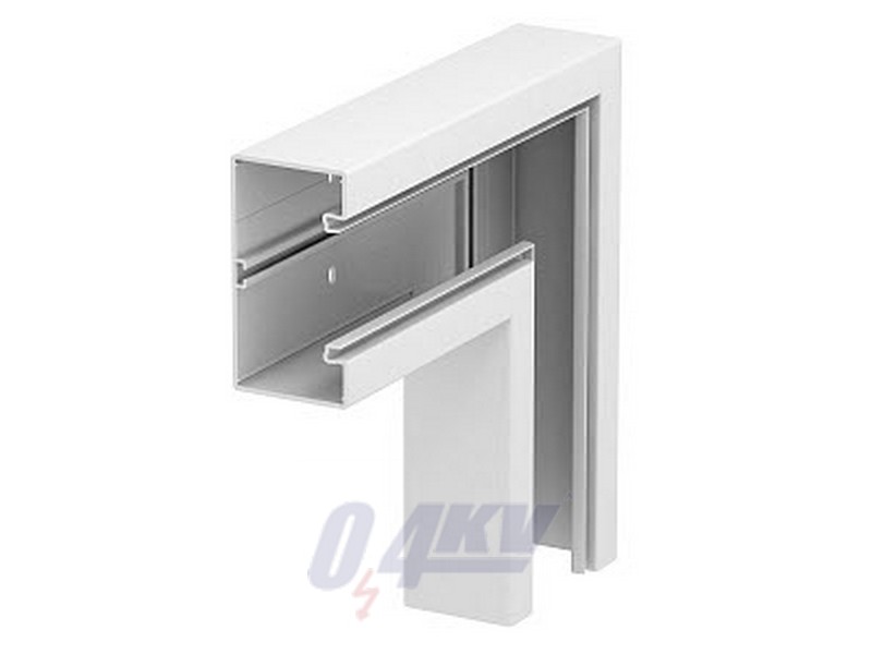 lapos sarokelem 70x130mm, PVC, hófehér, 9010