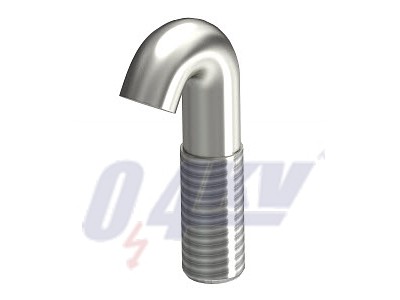 horogfejű csavar rácsos kábeltálca rögzítése M6x13, V2A, A2 