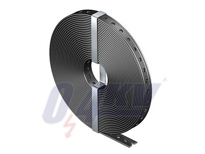 szerelőszalag műanyag bevonattal 19x3mm, St, FSK, fekete 