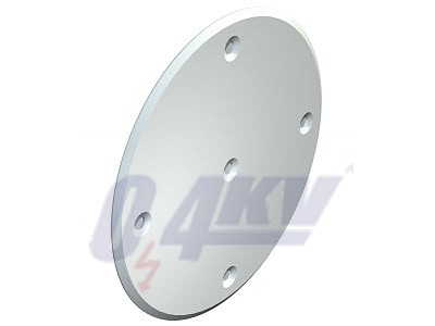 univerzális fedél vakolatalatti / gipszkartonba Ø84mm, PS, fehér 