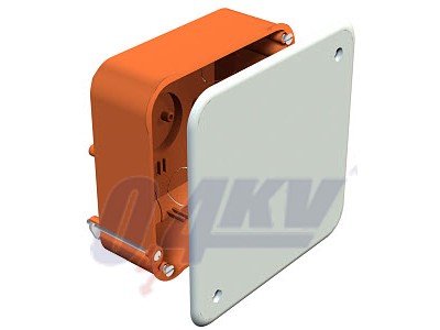 kötődoboz üreges fal 105x105x50, PP, narancs 