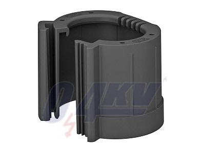 csővég, szétnyitható metrikus M25, PE, fekete 