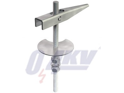 billenőfejes függesztőszár M5x100mm, St, G 