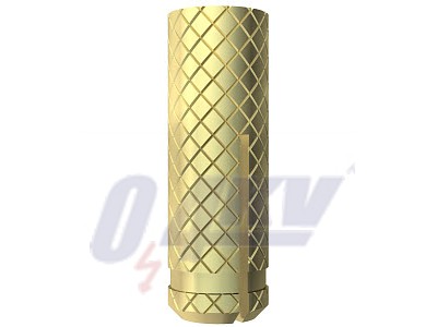 sárgaréz dübel M8, CuZn 