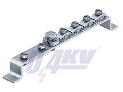 potenciálkiegyenlítő-sín (EPH) 300mm, CuZn 
