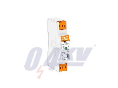 túlfeszültségvédelem kalapsínre telekommunikációs rendszerekhez 170V, fehér 