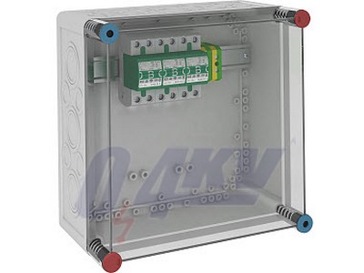 készülékház 3 villámáram-levezetővel 280V 