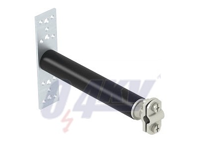 ISO távtartó rögzítéssel 800mm, Alu 