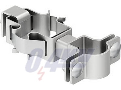 isFang tartó csőhöz 100 mm eltartással ø 50-300mm, V2A, 1.4301 