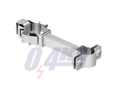 isFang tartó csőhöz 200 mm eltartással ø 50-300mm, V2A, 1.4301 