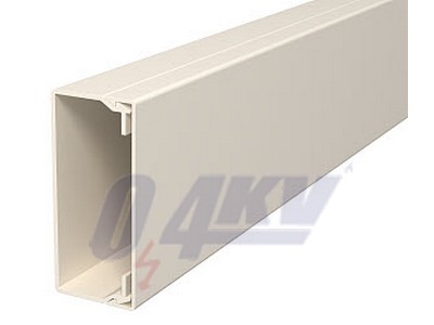 fali és mennyezeti csatorna fenékperforálással 40x90x2000, PVC, krémfehér, 9001 