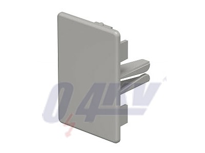 véglezáróelem 40x60mm, PVC, kőszürke, 7030 