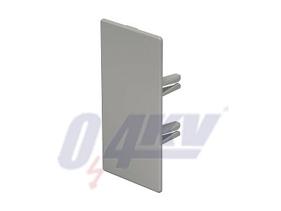 véglezáróelem 60x130mm, PVC, kőszürke, 7030 
