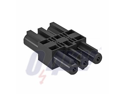 Összekötő adapter 1bemenet/1 kimenet, PA, fekete 