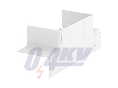 T idom adapter Rapid 45-2 160x62x56, PC/ABS, hófehér, 9010 