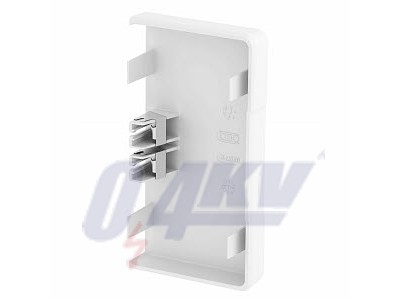 univerzális véglelem Rapid 45-2 100 106x56x22, PC/ABS, hófehér, 9010 