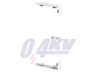 Toldásponti takaró Rapid 45-2 130-hoz 133x55x15, PC/ABS, hófehér, 9010 
