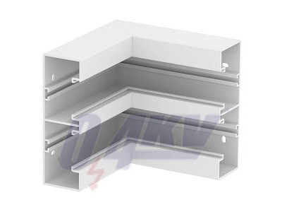 Belsõ sarok nem állítható 175x175x165, PC/ABS, hófehér, 9010 