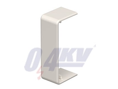 toldásponti takaróelem 15x40mm, PVC, krémfehér, 9001 