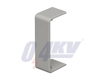 toldásponti takaróelem 15x40mm, PVC, kőszürke, 7030 