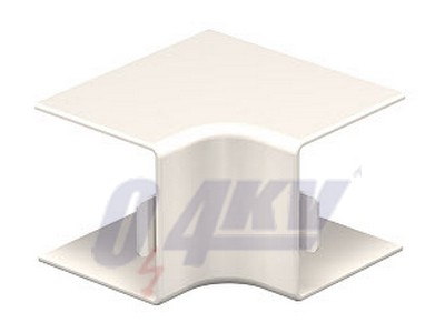 belső sarokfedél 40x40mm, PVC, krémfehér, 9001 