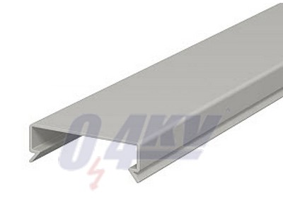 fedél LK4 / LK4/N-hez 80mm, PVC, kőszürke, 7030 