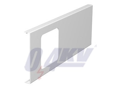 felső rész egyférőhelyes szerelvényhez 110x300mm, PVC, hófehér, 9010 