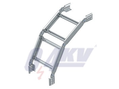 csuklós sarokelem függőleges, VS létrafokkal 60x300, St, FS 