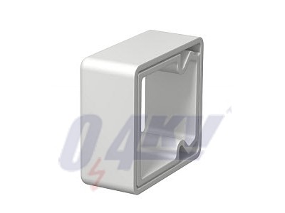 élvédő gyűrű 40x40mm, PVC, szürke 