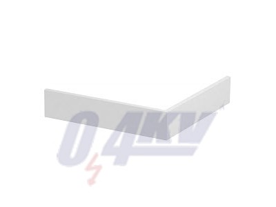 Oberteil külső könyök, matt, PVC, hófehér, 9010 