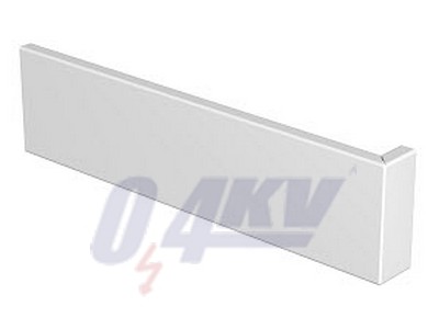 Felsőrész belső sarokhoz 80-as nyíláshoz 300x30x80mm, St, hófehér, 9010 