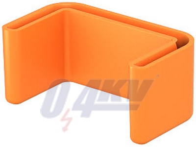 Védősapka US 3 oszlophoz, PE, narancs, 2003 