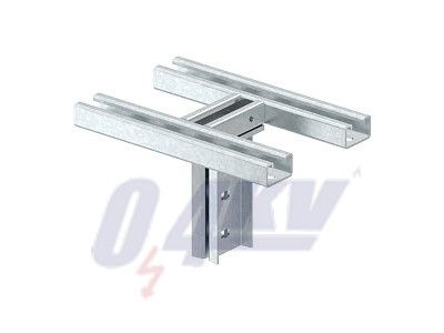 fejlemez IS8-oszlophoz 400mm, St, FT 