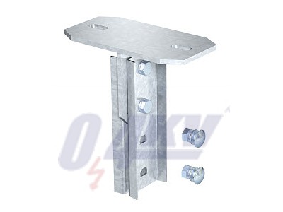 fejlemez IS 8 oszlophoz, állítható, 90°, St, FT 