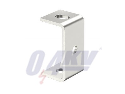 födémkengyel 10,5 mm-es oldalperforálással 80x40, V4A, A4 