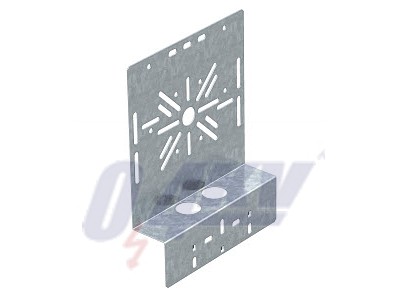 szerelőlap hajlított, nagy 265x200, St, FS 