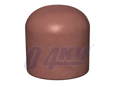 dugó tűzgátló kábelátvezető ø78x70mm, barna 