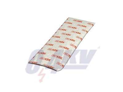 tűzvédelmi párna kábelhez kicsi 350x120x10mm, szürke 