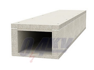 tűzvédelmi csatorna, I90/E30 105x160, szürke 