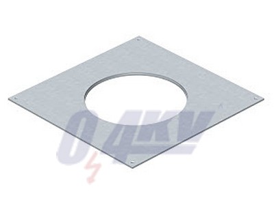 Szerelőfedél 250-2/3, R4-hez 282x282x4, St, FS 