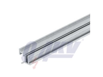 oldalprofil padlóra szerelt csatornához, Alu 