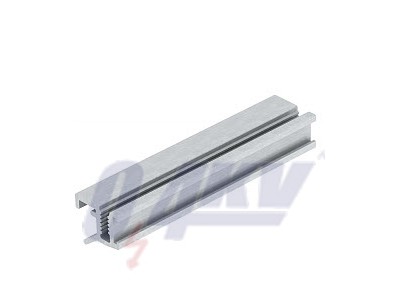 oldalprofil padlóra szerelt csatornához, Alu 