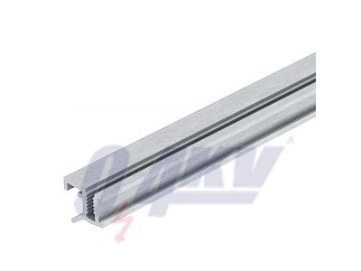 oldalprofil padlóra szerelt csatornához, Alu 