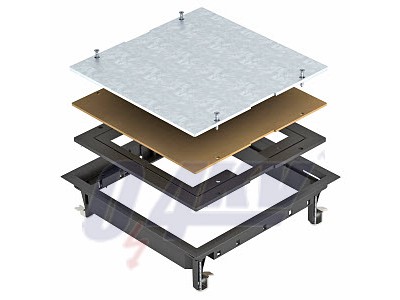 Ellenőrző fedlap univerzális szereléshez, PA, grafitszürke, 9011 